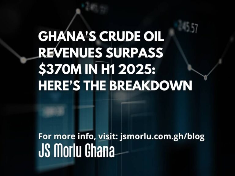 Ghana's Crude Oil Revenues Surpass $370M in H1 2025: Here’s the Breakdown