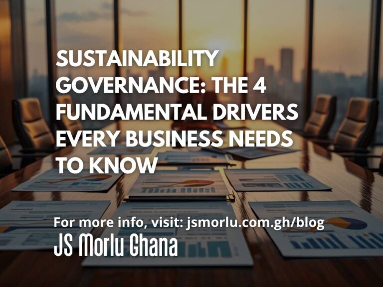 Sustainability Governance: The 4 Fundamental Drivers Every Business Needs to Know