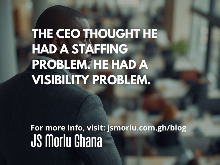 The CEO Thought He Had a Staffing Problem. He Had a Visibility Problem.