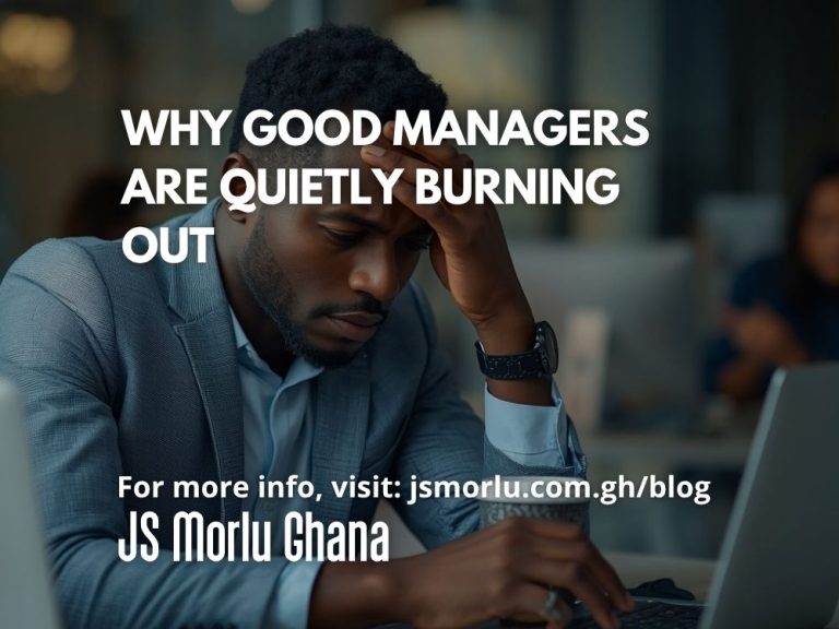 Why Good Managers Are Quietly Burning Out