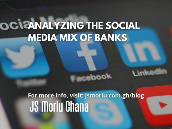 Analyzing the social media mix of banks