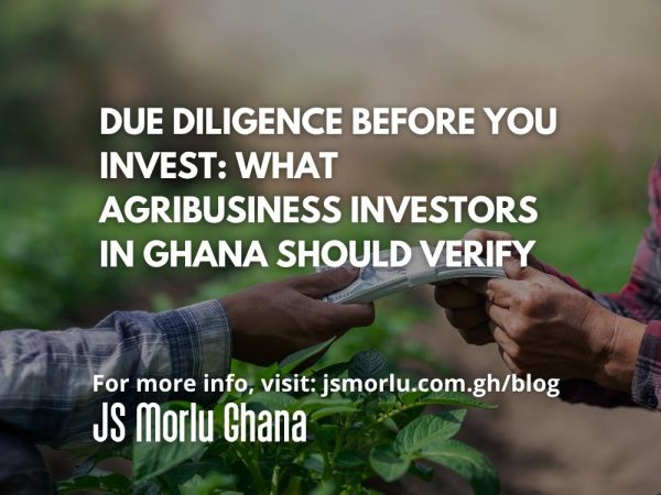 Due Diligence Before You Invest What Agribusiness Investors in Ghana Should Verify