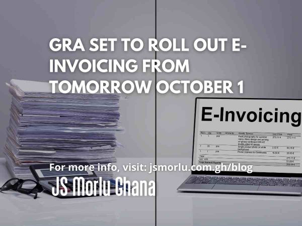 GRA set to roll out E-invoicing from tomorrow October 1