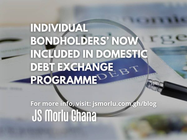 Individual bondholders’ now included in domestic debt exchange programme